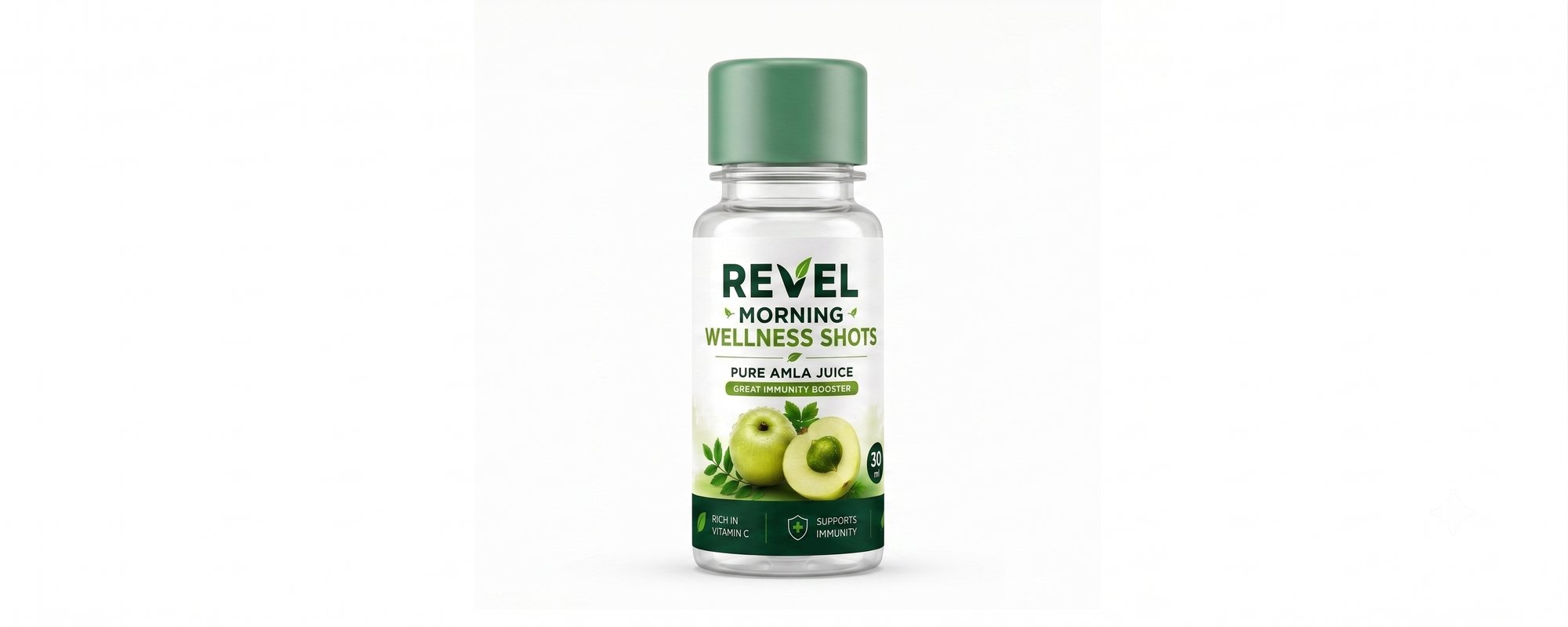 Cold-pressed juice bottle